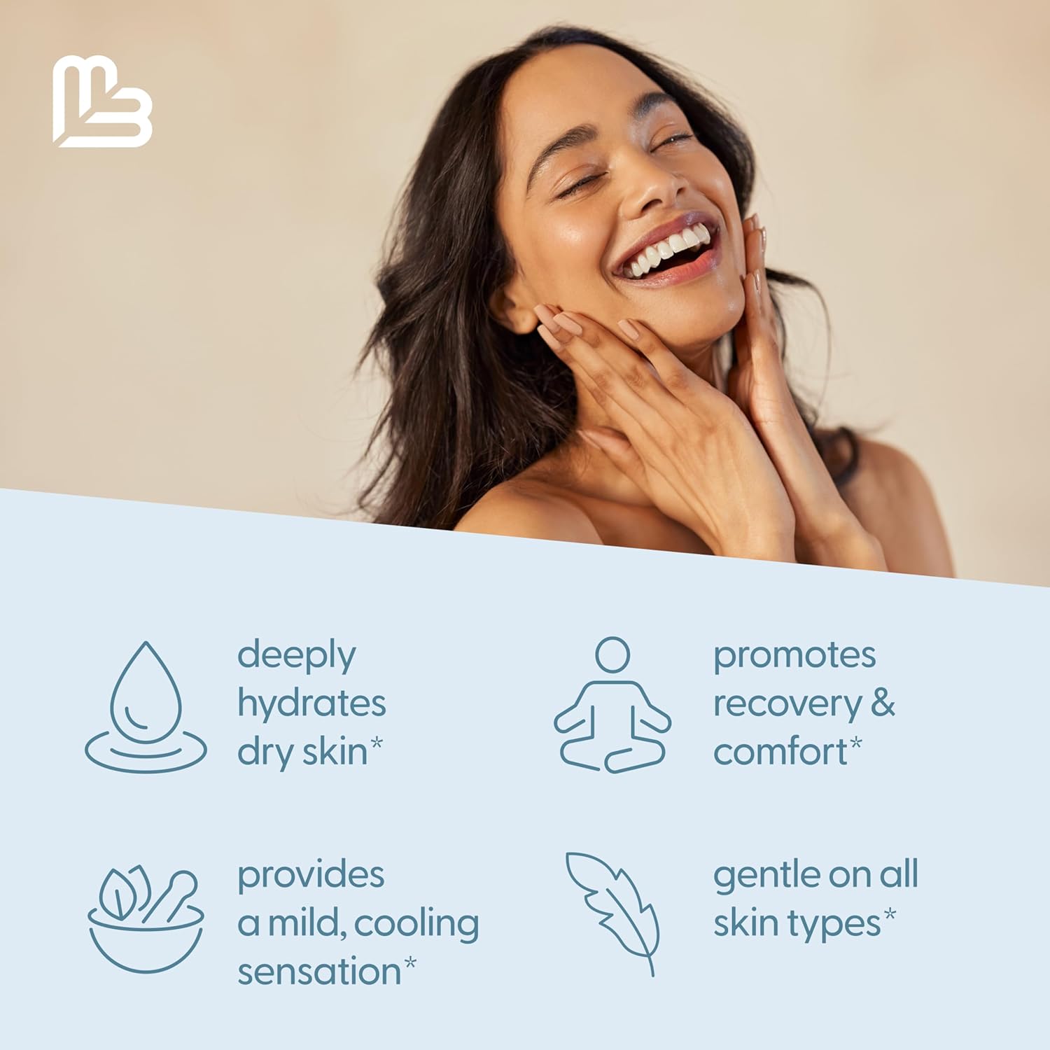 Unscented Magnesium Massage Oil for Sore Muscles, Feet, Joints and Leg Cramps, Helps with Sleeping and Post-Workout Recovery, Fragrance Free Formula for Sensitive Skin, 8 fl oz by M3 Naturals-BrightBean Baby