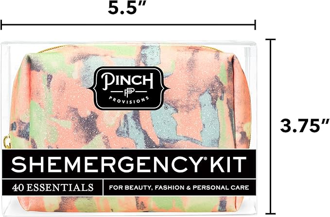 Pinch Provisions Shemergency Kit for Her, 40 Emergency Essential Items, Compact, Multi-Functional Pouch, Gift for Women, Birthday, Bachelorette Parties, and More!-BrightBean Baby