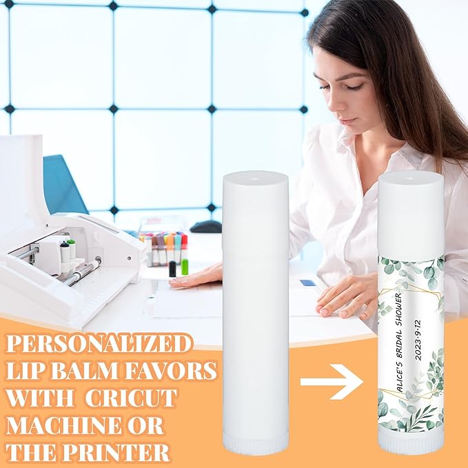 Demissle 150 Pcs Unlabeled Lip Balm Bulk Chapped Stick Blank Mini Lip Balm Gifts Moisturizing Lip Balms Favors for Women Homeless Wedding Bridal Shower Favors Baby Shower Guests Favors(Cocoa Butter)-BrightBean Baby