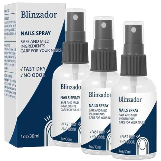 Nail Spray, Long Lasting Nail Polish, 7Days Nail Treatment, Keeps Feet Fresh & Dry All Day, for All Nail Types (3 pcs)-BrightBean Baby