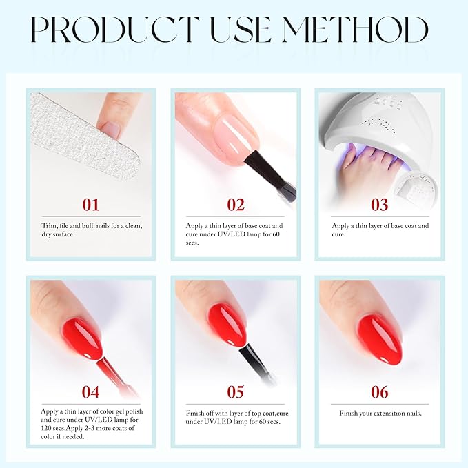 Double Rhythm Translucent Gel Polish Sheer Neutral Natural Light Milky Same Color Same Bottle 15ML Jelly UV Nail Polish Nail Art DIY at Home (Pink Purple-A1471)-BrightBean Baby