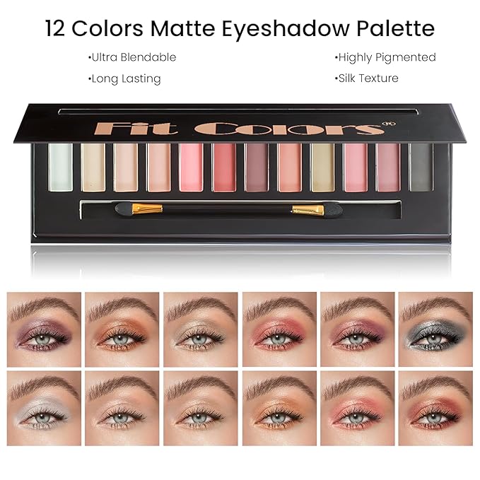 Makeup Kit for Girls Teens, Travel Makeup Kit, Facial Makeup Full Kit, Makeup Present Set for Beginners & Professionals, Cosmetic Bag Include Pigmented Blendable Eyeshadow Palette, concealer-BrightBean Baby