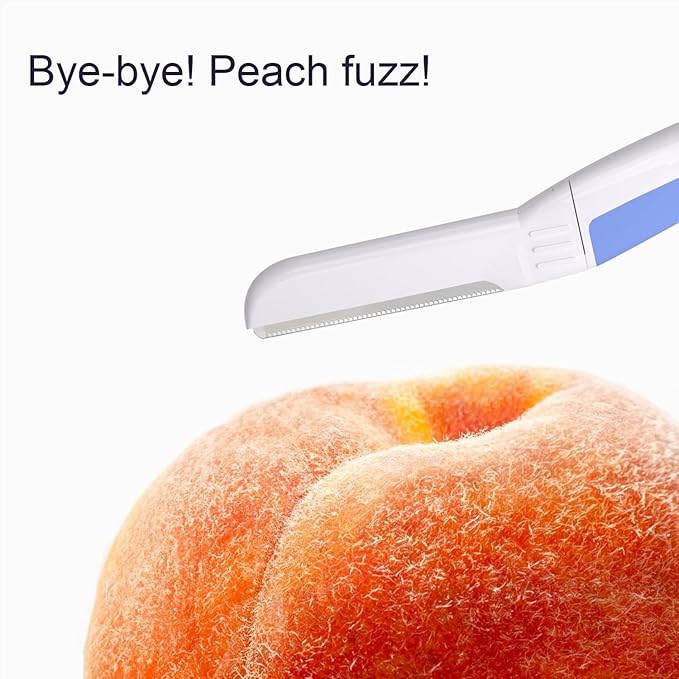 Face Razors for Women, Dermaplane Razor for Women Face, Eyebrow Razor, Dermaplaning Tool, Skin Safe Microblades, Peach Fuzz Remover (9ct, Aegean Frost)-BrightBean Baby