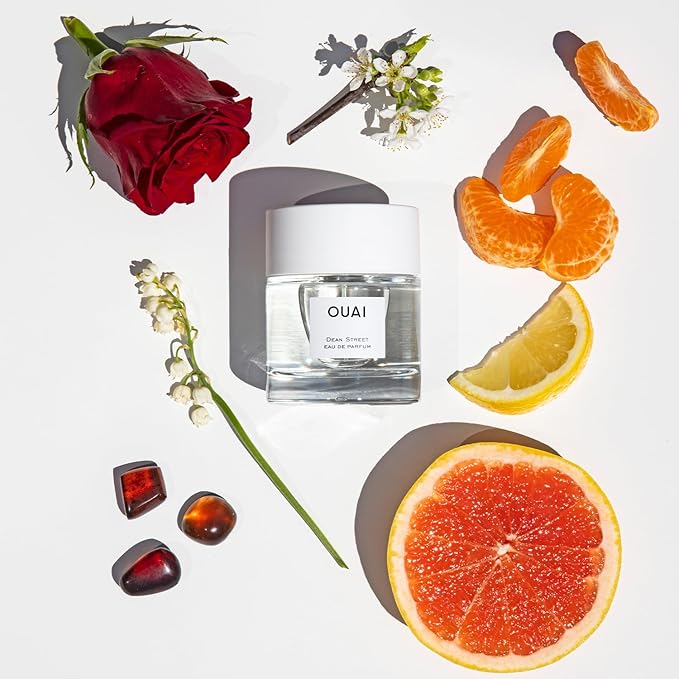 OUAI Dean Street Eau de Parfum - Elegant Womens Perfume for Everyday Wear - Fresh Floral Scent with Notes of Citrus, Apricot, Magnolia and Delicate Hints of Rose and Musk (1.7 Oz)-BrightBean Baby