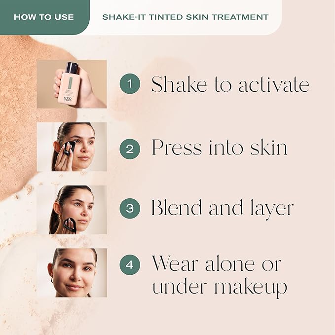 Erno Laszlo Shake-It Tinted Skincare Finisher, Neutral Face Tint for Lighter Complexions, Even Skin Tone & Refine Pores - Pore Minimizer for Face with Natural Matte Finish (3 Fl Oz) Tinted Moisturizer-BrightBean Baby