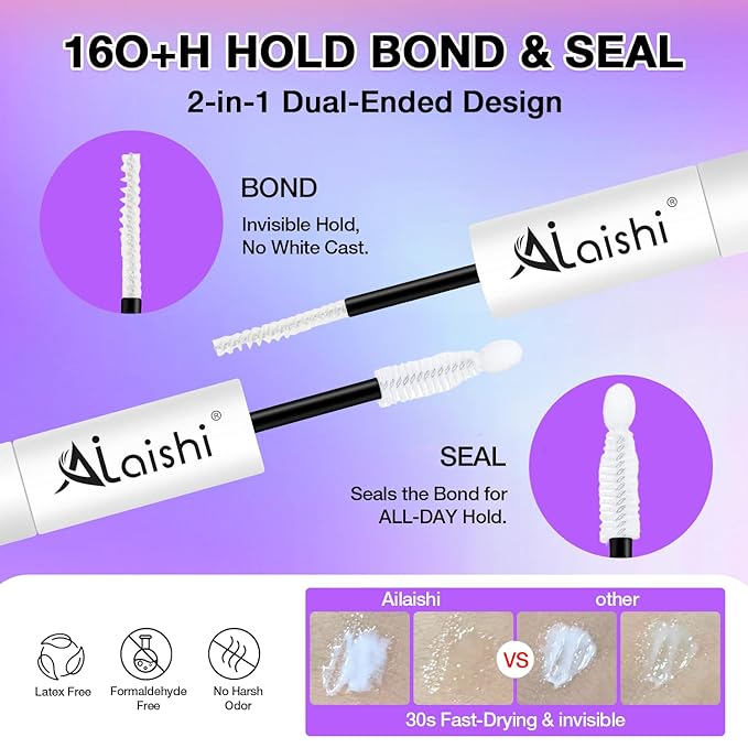 Wispy False Eyelashes Kit With Bond, Seal and Tweezer, 7 Pairs Natural Look Fake Cat Eye Lashes Strips Thin Band Extensions Waterproof Easy Eyelashes for Beginners DF99#-BrightBean Baby