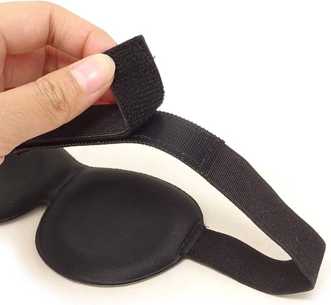 Honbay 3D Funny Eyeshade Soft Sleep Eye Mask with Adjustable Head Strap for Travel, Game, Party, Rest, Sleeping (Woman)-BrightBean Baby