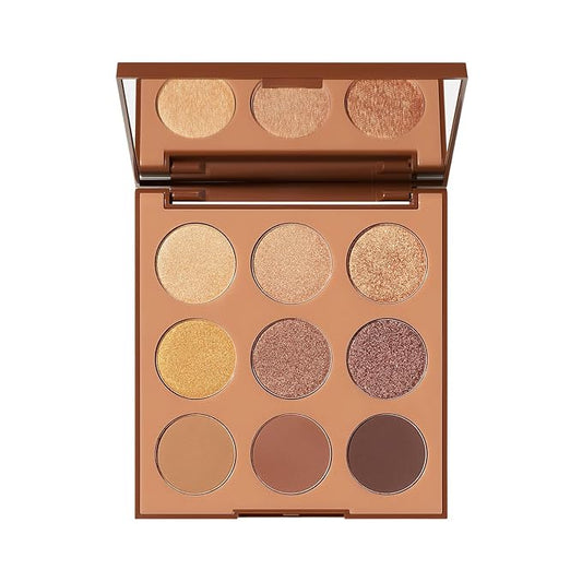 Morphe 9R Bronze Metal Artistry Palette - Brown & Bronze-Toned Makeup Palette with Matte and Shimmer Finishes - Highly Pigmented Eye Makeup with a Blendable & Buildable Formula (0.35 oz)-BrightBean Baby
