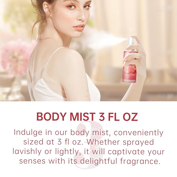 Bath Gift for Women and Girls, Japanese Cherry Blossom Spa Set With Natural Extracts, 3PCS Set - Shower Gel, Lotion, Mist, Personal Self Care Kit, Body Care Travel Set-BrightBean Baby