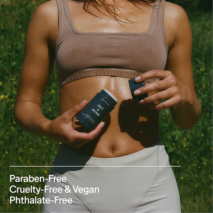 Salt & Stone Body Mist + Natural Deodorant Bundle | Santal & Vetiver-BrightBean Baby