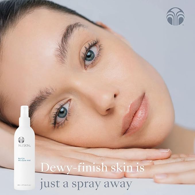 Nu Skin NaPCA Moisture Mist | Revitalizing Moisturizer & Cooling Mist with Hyaluronic Acid | Hydrating Spray for Face, Body & Hair | Sodium PCA for All Skin Types | 8 oz | 1 Pack-BrightBean Baby