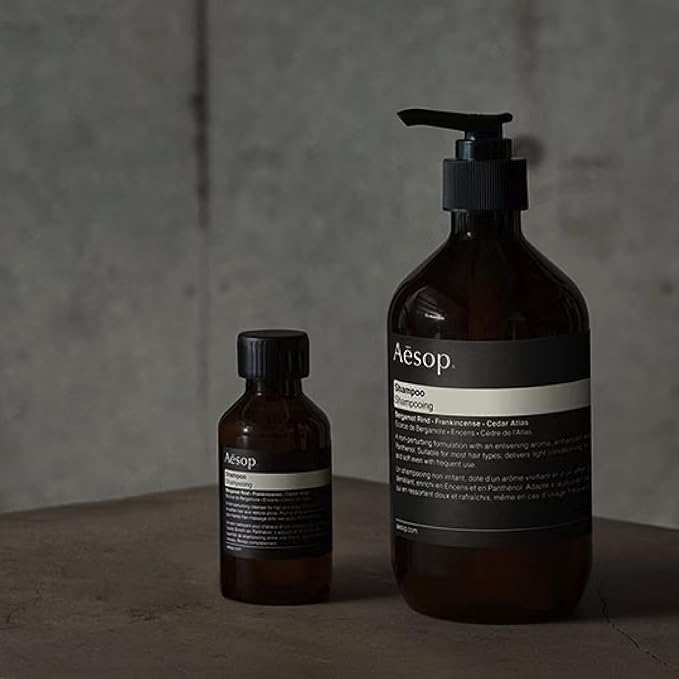 Aesop Shampoo | Soften Hair, Restore Shine | Bergamot Rind, Frankincense, Cedar Atlas | 16.9 oz / 500mL-BrightBean Baby