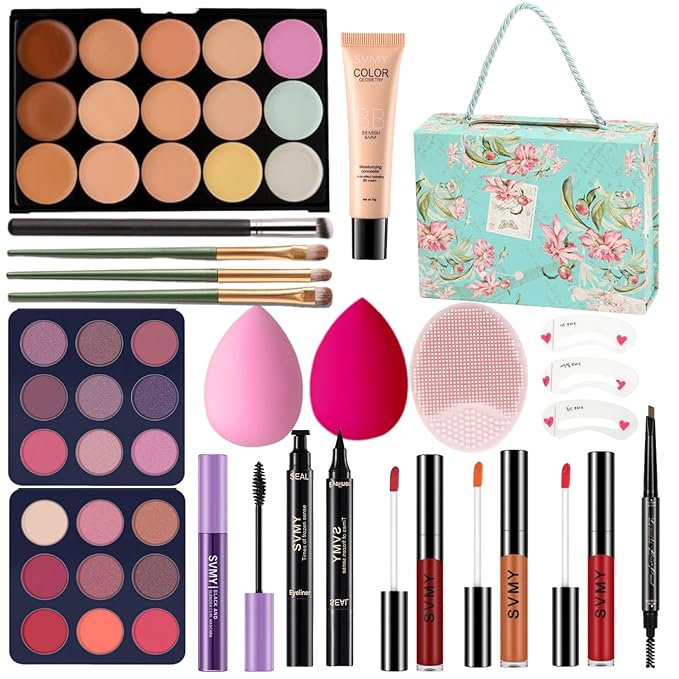 Make up Kits,Girls Makeup Sets Ages 8-12,Teen Girls Beginner Makeup Kit Gifts, Kids Play Makeup Sets,Girls Makeup Kit Age 6-8,Make up kits for Girls,Kids Makeup Sets for Girls 5-8,Makeup Kit for Girls-BrightBean Baby