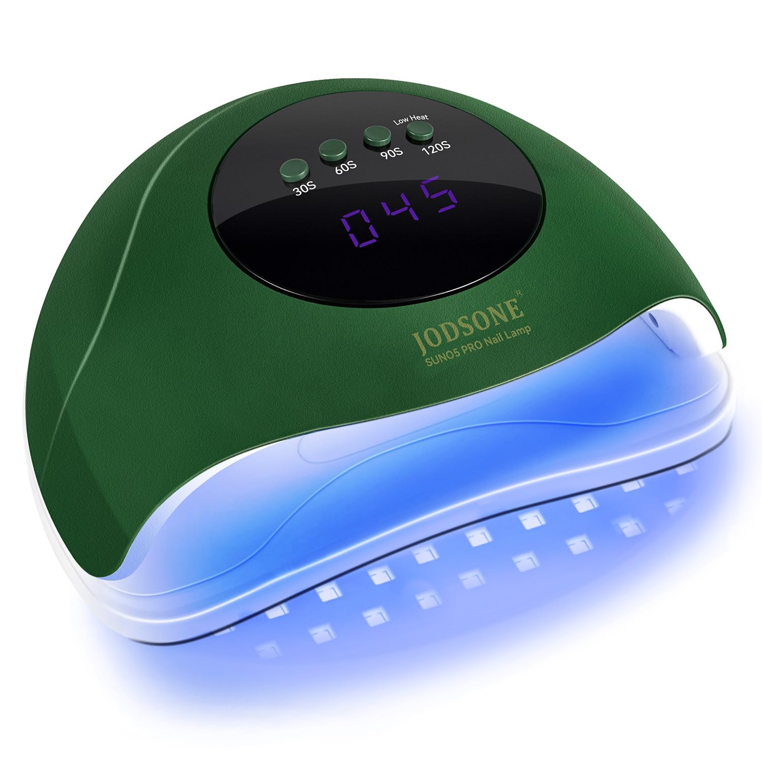 JODSONE U V Nail Lamp LED Gel Nail Dryer Gel Nail Lamp with Auto Sensor and 4 Timers Home Salon Use Nail Tools Green-BrightBean Baby