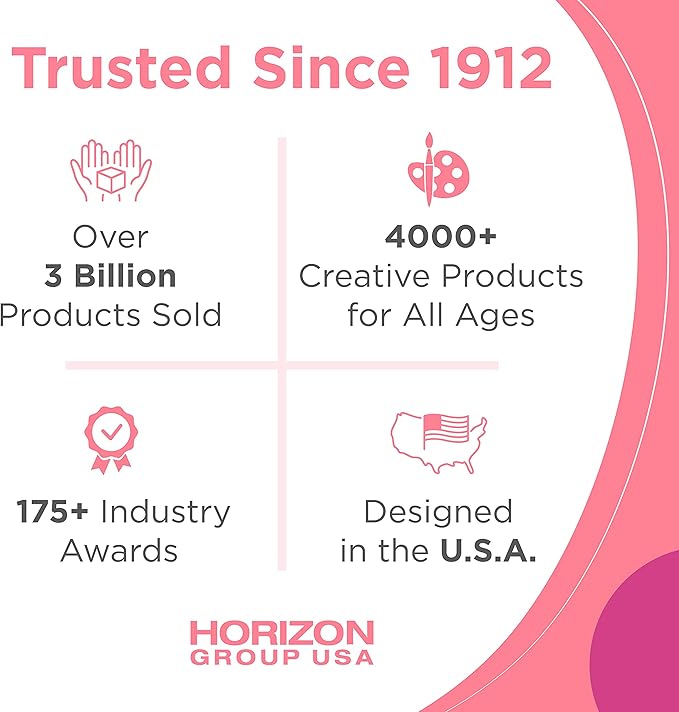 Horizon Group USA LOL OMG Make Up Artist Studio, DIY Craft Kit, Design with Brushes, Crayons & Stickers.Use Stencils to Color in Make-Up.Nail Polish, Decals & Surprise Blind Bags Included-BrightBean Baby