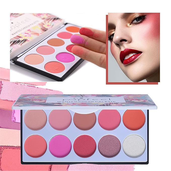 All-in-One Makeup Gift Set Travel Makeup Kit Complete Starter Makeup Bundle Lipgloss Lipstick Concealer Blushes Powder Eyeshadow Palette Cosmetic Palette for Teen Girls & Adults #17-BrightBean Baby