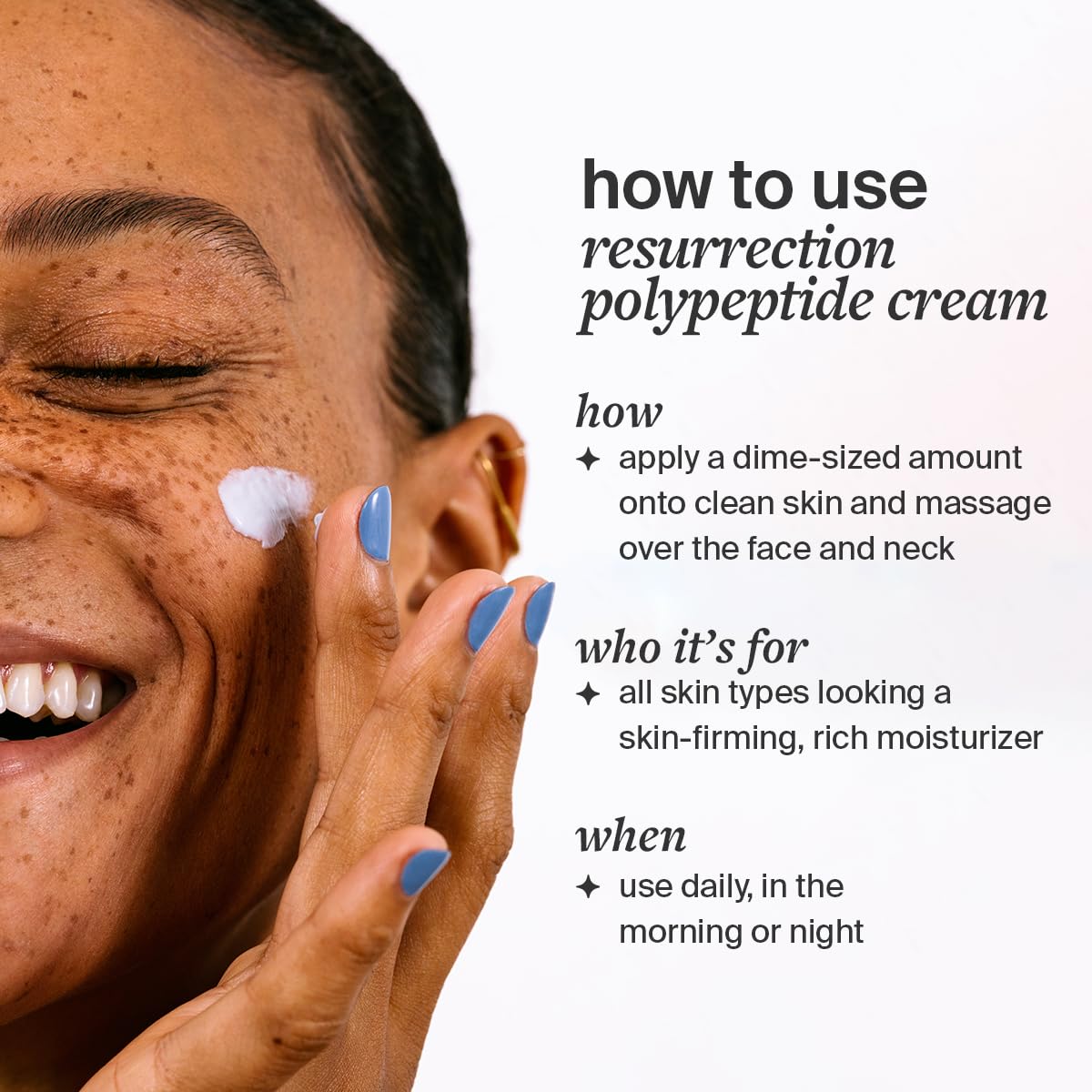 Cocokind Resurrection Polypeptide Cream, Hydrating Face Moisturizer with Peptides and Squalane, Anti Aging Skin Barrier Repair Cream for Dry Skin-BrightBean Baby