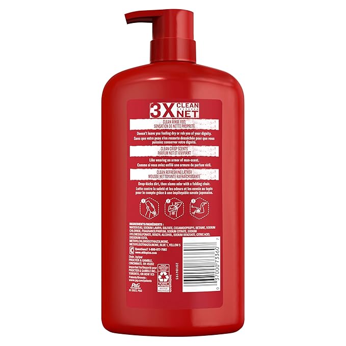 Old Spice Body Wash for Men, Pure Sport Scent, High Endurance, 33.4 fl oz (Pack of 4)-BrightBean Baby
