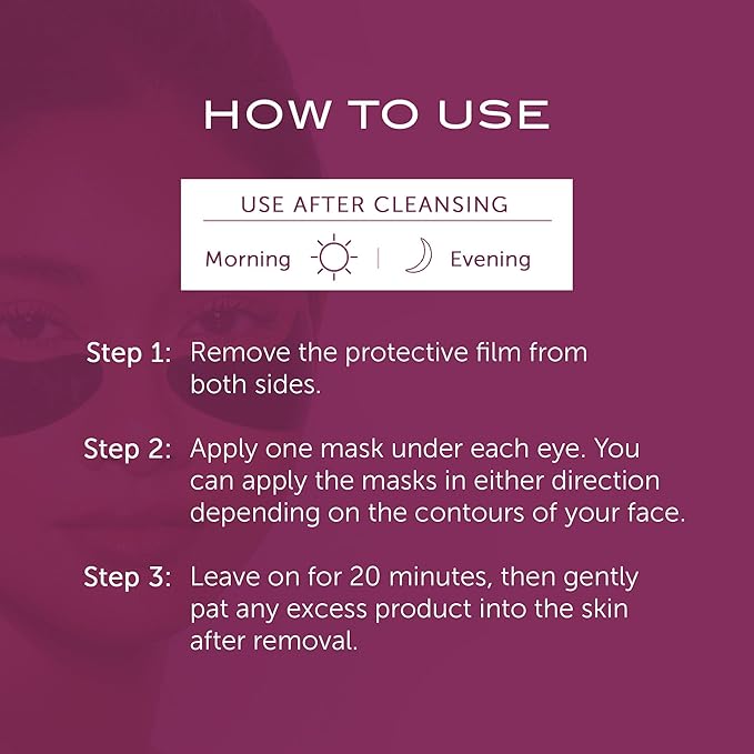 111SKIN Black Diamond Eye Mask, Hydrating Under Eye Patches for Dark Circles with Retinol, Hyaluronic Acid & Niacinamide, Helps Lift & Firm the Appearance of Fine Lines & Undereye Area, 8 Pairs-BrightBean Baby