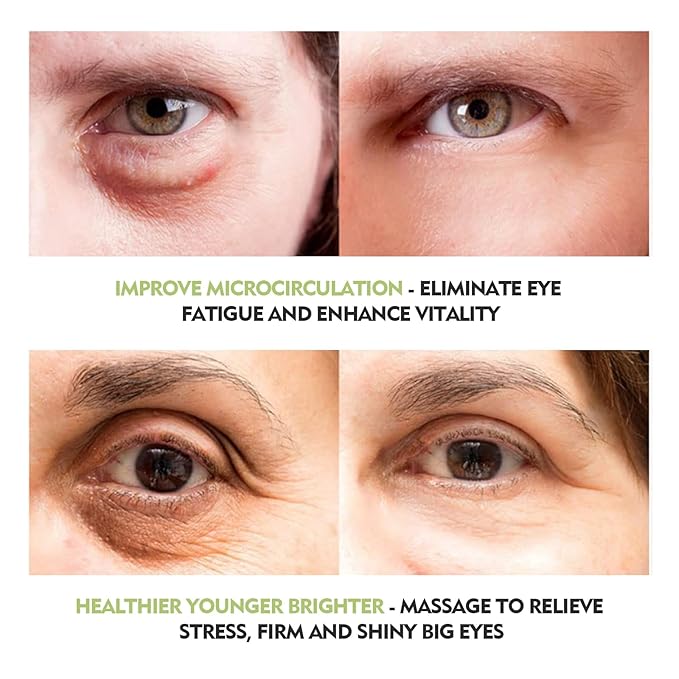 Retinol Eye Stick Anti Aging Eye Cream For Dark Circles and Puffiness, Fade Fine Lines and Firm Skin, Under Eye Balm Glow, Brightening Stick for Daily Anti-wrinkle Cream-BrightBean Baby