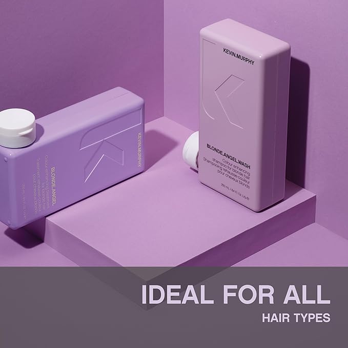 KEVIN.MURPHY BLONDE.ANGEL.WASH - Blonde Shampoo - Purple Shampoo for Blonde & Grey Hair - Colour Enhancement Hair Care - Colour Safe - Paraben & Sulphate Free - 1000 mL / 33.8 fl oz-BrightBean Baby