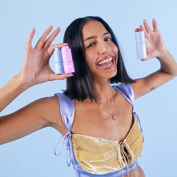 Blume Babies Travel Size Skincare - Skincare Gift Set Includes Meltdown Acne Oil, Milky Fade Dark Spots Serum, and Meltdown Gel Cream Face Moisturizer for Acne and Blemish Prevention (3 Count)-BrightBean Baby