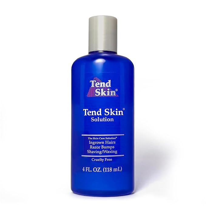 Tend Skin Razor Bump, Ingrown Hair Solution for Unsightly Razor Bumps, Ingrown Hair and Razor Burns, Post Shaving and Waxing Toner for Men and Women, Made in USA, 4 Oz-BrightBean Baby
