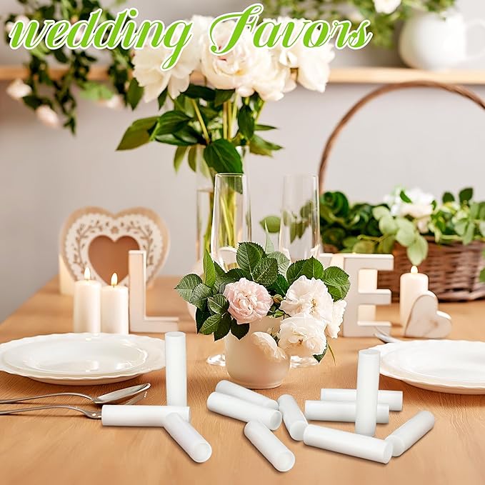 Demissle 150 Pcs Unlabeled Lip Balm Bulk Chapped Stick Blank Mini Lip Balm Gifts Moisturizing Lip Balms Favors for Women Homeless Wedding Bridal Shower Favors Baby Shower Guests Favors(Vanilla)-BrightBean Baby