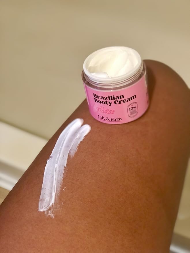 Divine Derriere Brazilian Body Butter Cream, Lift and Firm Body Cream with Volufiline Helps Reduce the Appearance of Cellulite for a Lifted and Firm-looking Derriere, Bum Bum Cream, 50ml-BrightBean Baby
