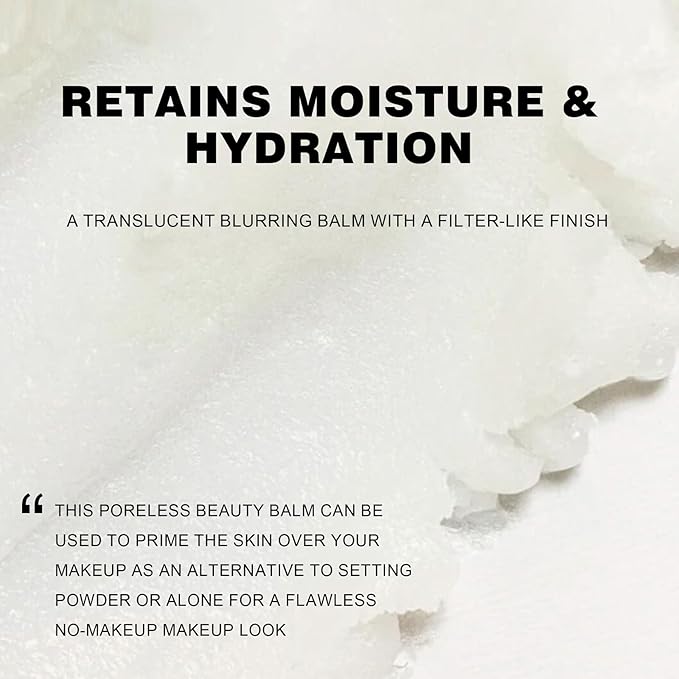 Beauty Poreless Setting Powder, Two Color Cream Translucent Lightweight Oil Control No Sebum Loose Face Powder,Waterproof&Long-Lasting Natural Matte Primer,Makes Skin Downy-BrightBean Baby