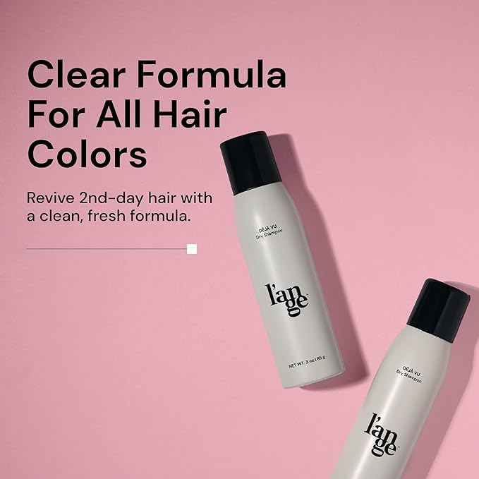 L'ANGE HAIR Deja Vu Dry Shampoo for Women - Ideal for All Hair Types, Light Oil Absorption, Restores Volume & Body, Clean Fresh Scent, Easy to Blend, Texture Shampoo for Women, Sulfate & Paraben Free-BrightBean Baby