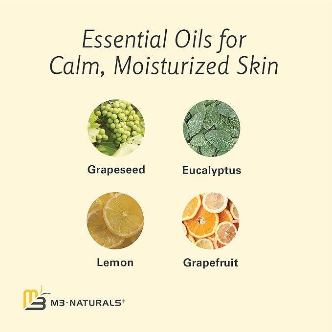 M3 Naturals Firming Body Massage Oil with Collagen & Stem Cell – Helps Smooth The Appearance of Cellulite & Improve Skin Texture – Refreshing Aromatherapy Body Oil for Legs & Full Body – 8 Fl Oz-BrightBean Baby