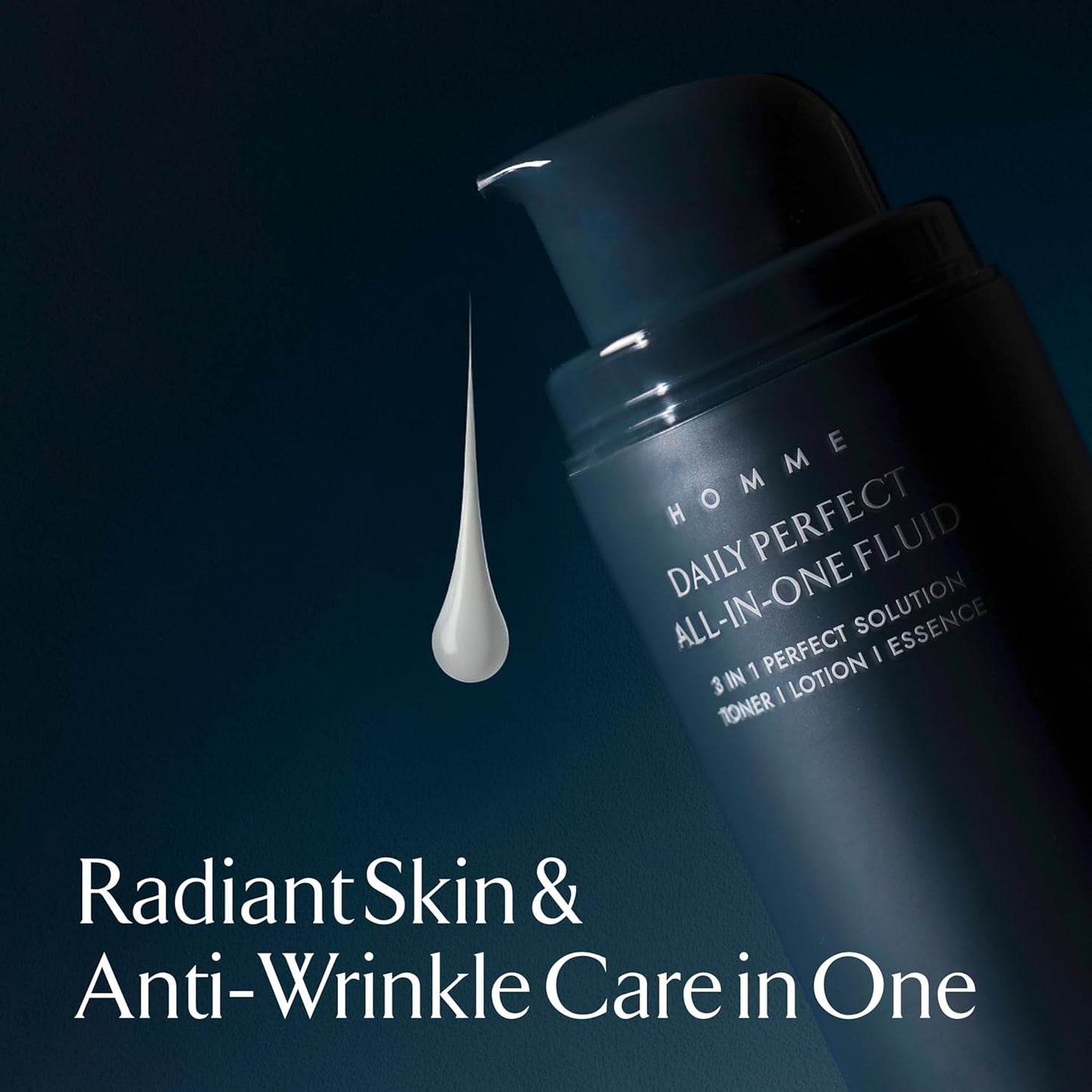 LA MUSE Homme Daily All-in-One Face Moisturizer for Men | 3-in-1 Toner, Lotion, Essence | Lightweight, Hydrating After-Shave Lotion for Oily & Sensitive Skin | Korean Skincare | Travel Size-BrightBean Baby