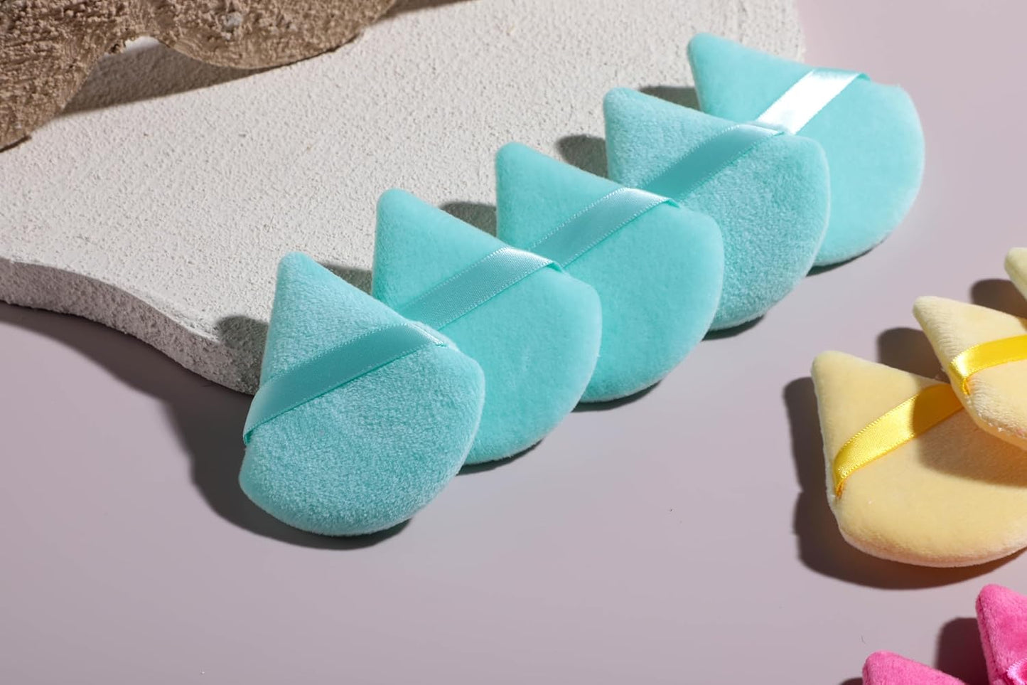 BS-MALL Makeup Sponge Set 20 Pcs – Premium Portable Super Soft Triangle Puff for Flawless Makeup Application,Beauty Cosmetic Applicators For Daily Use (Multicolored)-BrightBean Baby