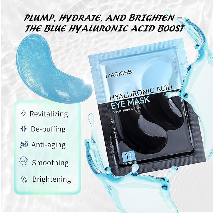 Under Eye Patches (30 Pairs), Hyaluronic Acid Eye Masks for Dark Circles Puffy Eyes Undereye Bags, Collagen Eye Patches for Wrinkles and Hydrate, Skin Care Gift for Her-BrightBean Baby