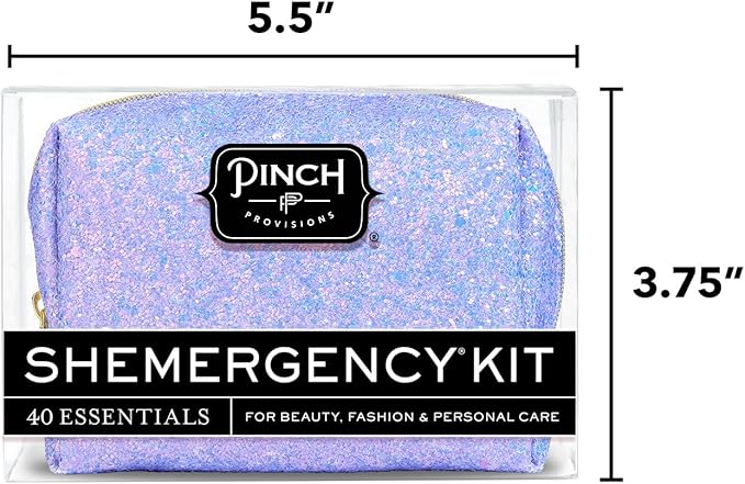 Pinch Provisions Shemergency Kit for Her, 40 Emergency Essential Items, Compact, Multi-Functional Pouch, Gift for Women, Birthday, Bachelorette Parties, and More!-BrightBean Baby