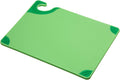 San Jamar Saf-T-Grip Plastic Cutting Board with Safety Hook, 9" x 12" x 0.375", Green, (Pack of 6)