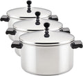 Farberware Classic 6-Quart Stainless Steel Stockpot Pack of 3