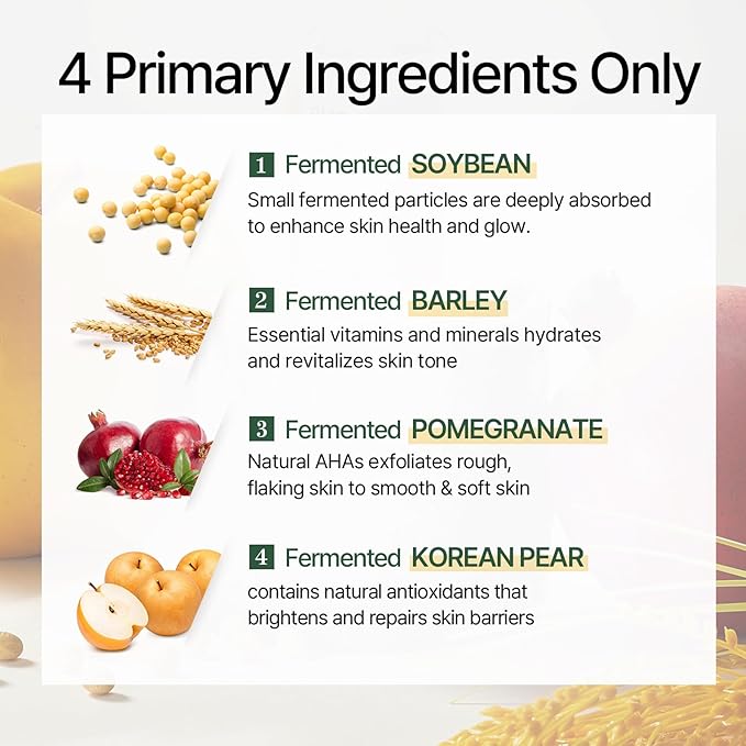 mixsoon Bean Essence 1.01 Fl.Oz. / 30ml (Pack of 1) Exfoliating Hydrating Korean Skin Care Hyaluronic Acid Serum Korean Glass Skin Care-BrightBean Baby
