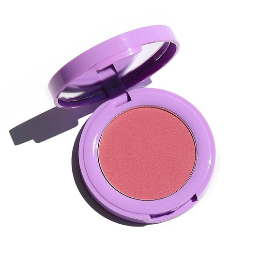 Half Caked In Bloom Powder Blush | vegan & cruelty-free, fragrance-free, highly pigmented, primer-infused | 3.8g (Bunny)-BrightBean Baby