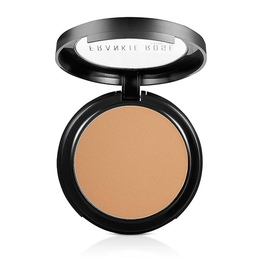 Frankie Rose Cosmetics Powder Foundation – Full Coverage Face Powder For Pores & Imperfections, Evens Out Skin Tone & Shine-Control | 58 Grams (Olive)-BrightBean Baby