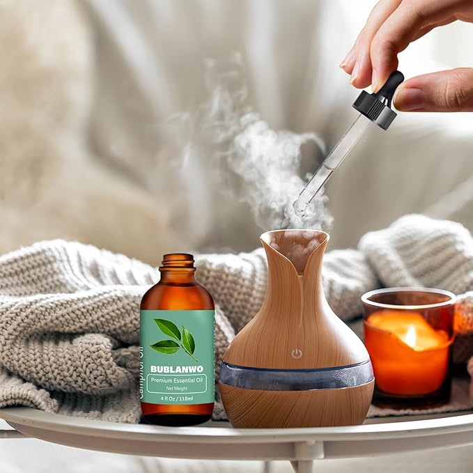 Organic Camphor Essential Oil for Damaged Hair Water Toner Spray for Face Skin Care Soaps Skin Hydration Bath Facial Mist Toner 118 ml-BrightBean Baby