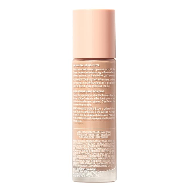 e.l.f. Halo Glow Liquid Filter, Complexion Booster For A Glowing, Soft-Focus Look, Infused With Hyaluronic Acid, Vegan & Cruelty-Free, 4 Medium-BrightBean Baby