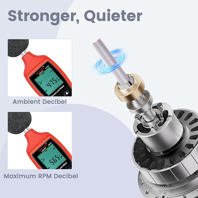 Delanie Professional Nail Drill High Torque 35000 RPM Rechargeable Portable Electric Nail File Filer for Acrylic Gel with Cuticle Bits, Salon Manicure Tool, Black-BrightBean Baby