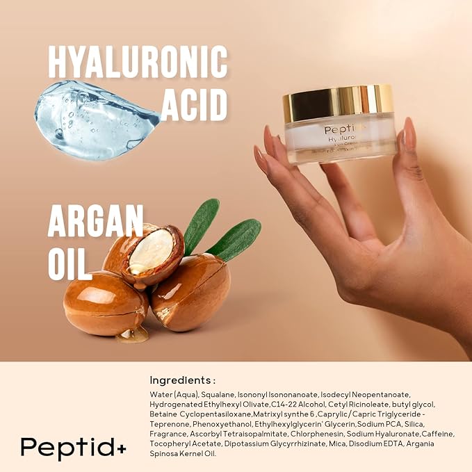 YL Hyaluronic Acid Eye Cream for All Skin Types, Moisturizing and Hydrating Under Eye Moisturizer for Dark Circles & Puffiness, Smooths Fine Lines (1 Fl Oz, 30 ml)-BrightBean Baby