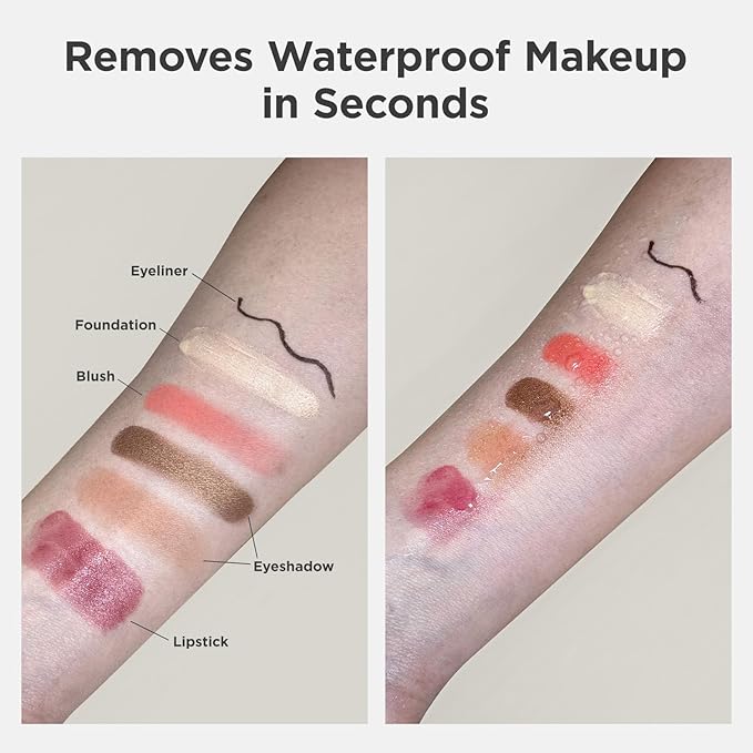 BIOCHEM Bi-Phase Eye & Lip Heavy Makeup Remover, Waterproof Mascara Remover, Gentle Cleanser liquid for Makeup with Natural Ingredients for Sensitive, Normal Skin Types (4.06 fl. oz / 120 ml)-BrightBean Baby