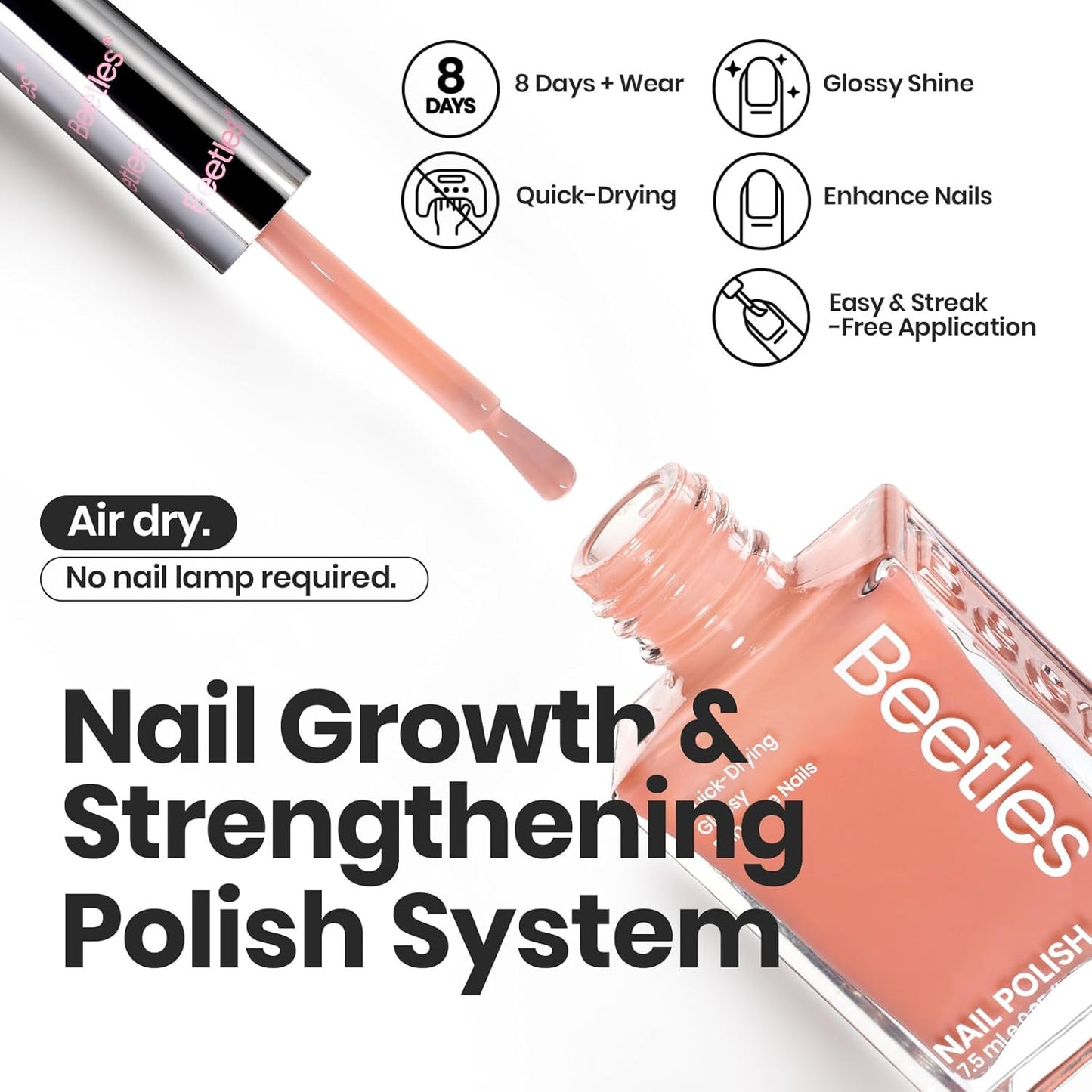 Bettles Jelly Nail Polish Set - Twilight Nude 6 Colors Quick Dry Nail Polish Kit Sheer Nude Pink Brown Regular Neutral Colors Nail Lacquer DIY Manicure Art Salon Fall Gift for Women-BrightBean Baby