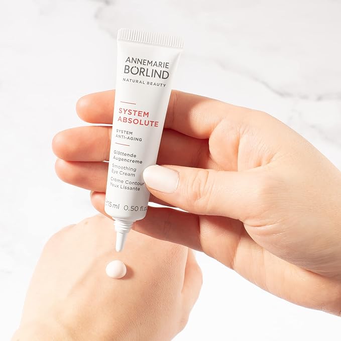 ANNEMARIE BÖRLIND - SYSTEM ABSOLUTE Smoothing Eye Cream - Vitamin C, Darutoside and Caffeine Eye Wrinkle Smoothing - Tones, Plumps, and Rejuvenates - 0.5 Fl Oz-BrightBean Baby