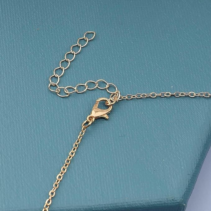 Boho Coin Disc Necklace Gold Long Y Lariat Necklace Disc Y Drop Necklace Trendy Minimalist Everyday Necklace Jewelry for Women and Girls-BrightBean Baby