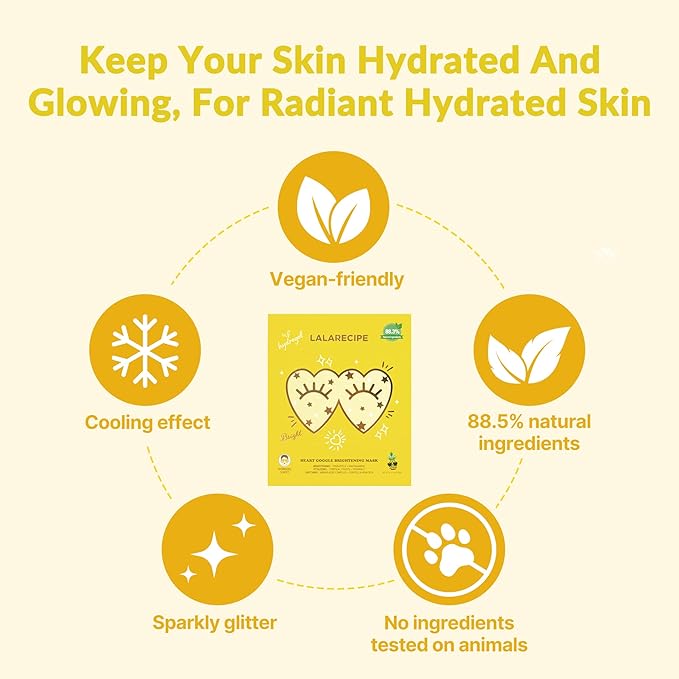 Heart goggle brightening mask-BrightBean Baby